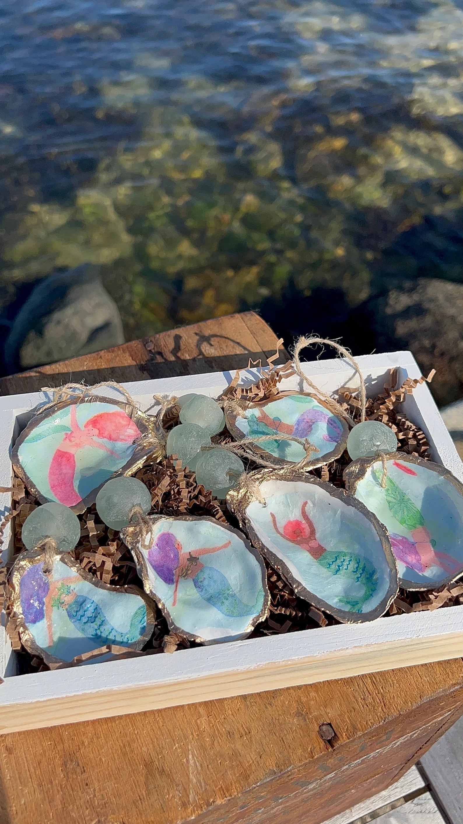 Mermaid Party Favor. Mermaid Birthday Favor Idea. Mermaid ornament favor.