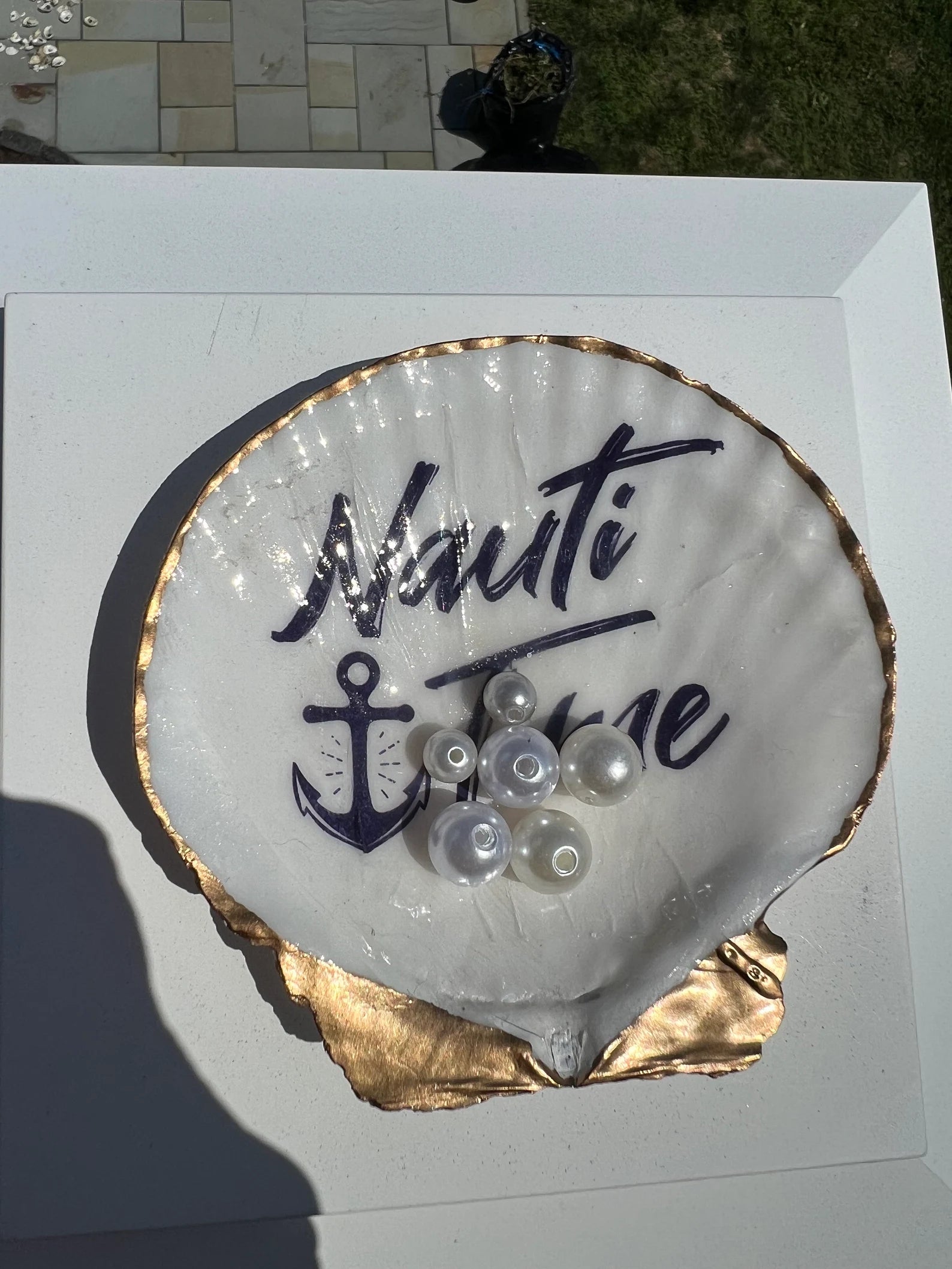 Beach Bachelorette Favor Idea Shell Dish