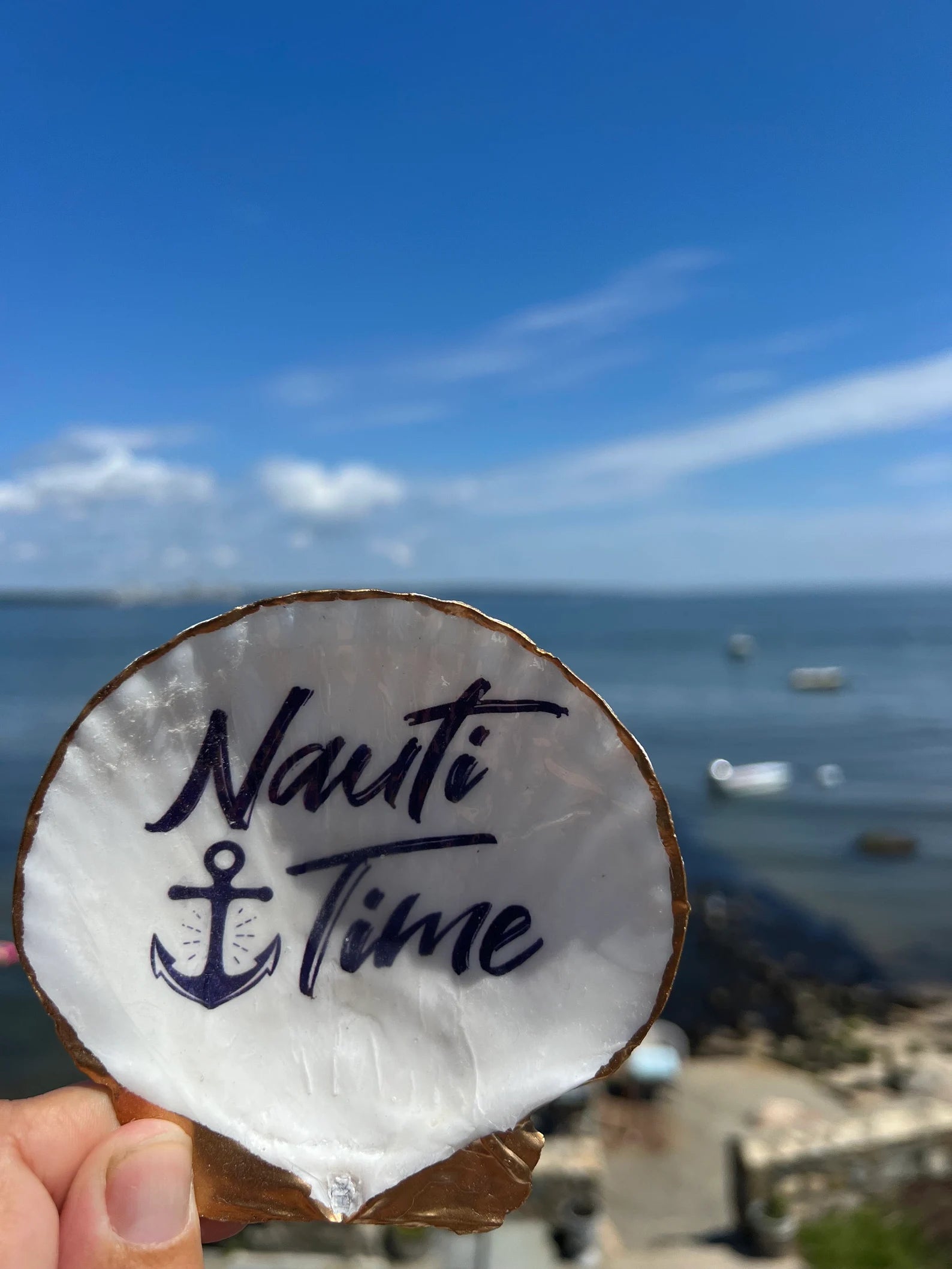 Beach Bachelorette Favor Idea Shell Dish