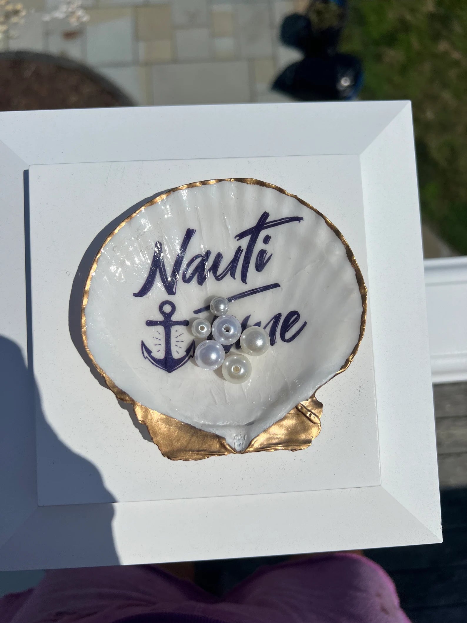 Beach Bachelorette Favor Idea Shell Dish