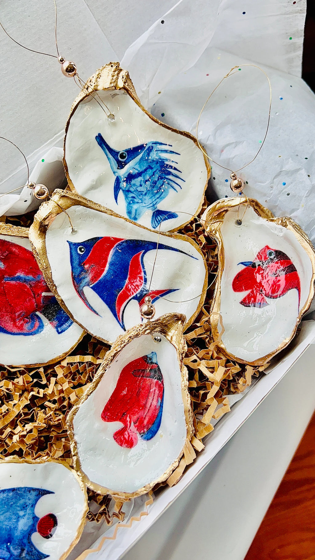 Two less fish in the Sea party favor. Fish in the Sea favor