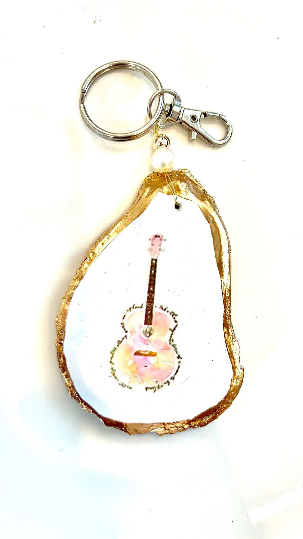Swiftie keychain Swiftie gift idea. Swiftie lover gift Pink Guitar key chain. Swiftie party favor idea. Taylor party favor idea keychain