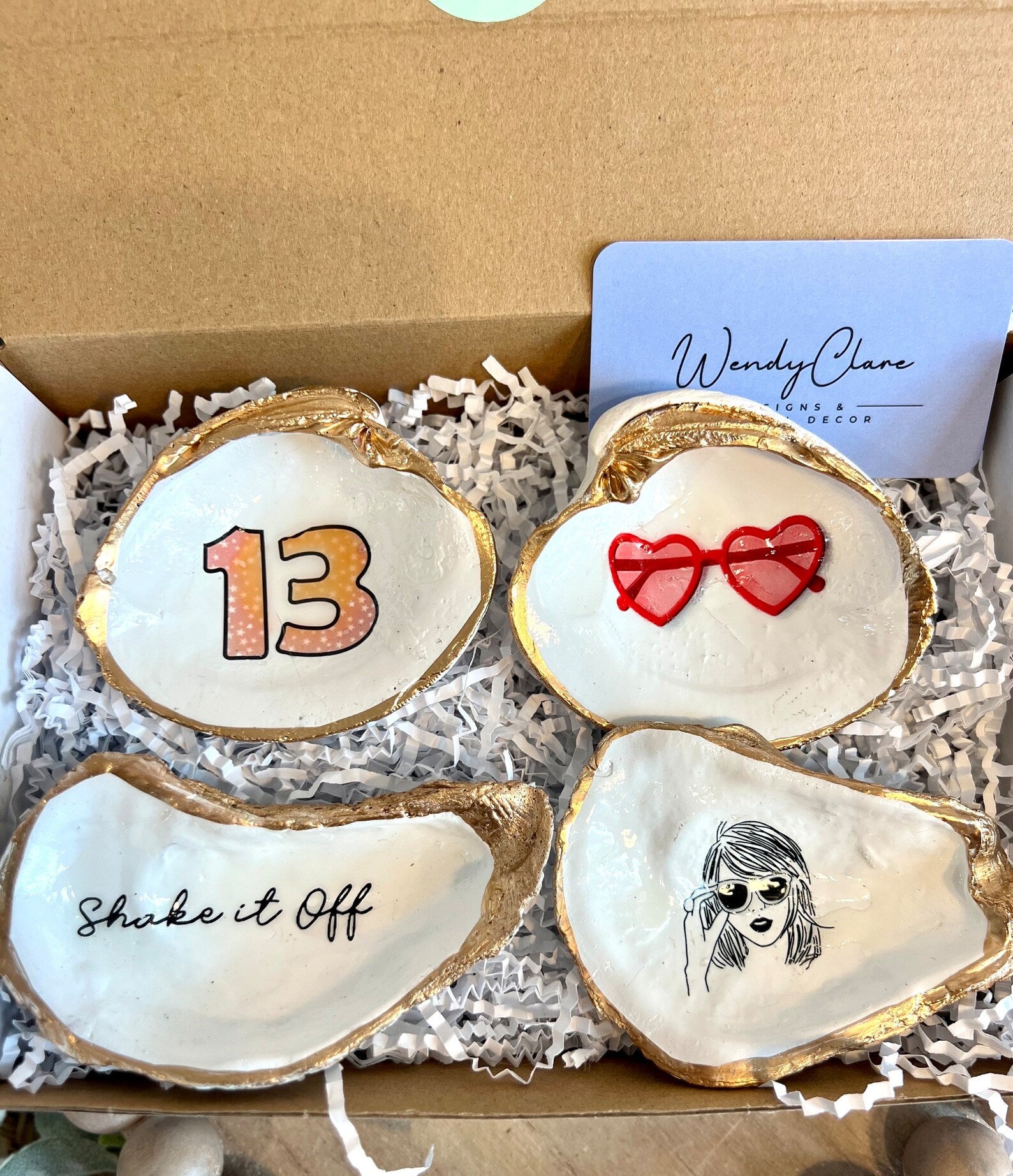 Birth-tay party favor shell dish. Swiftie Shell Ring Dish favor birthtay party