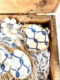 Beach Bridal shower Tie the Knot theme napkin ring or ring dish