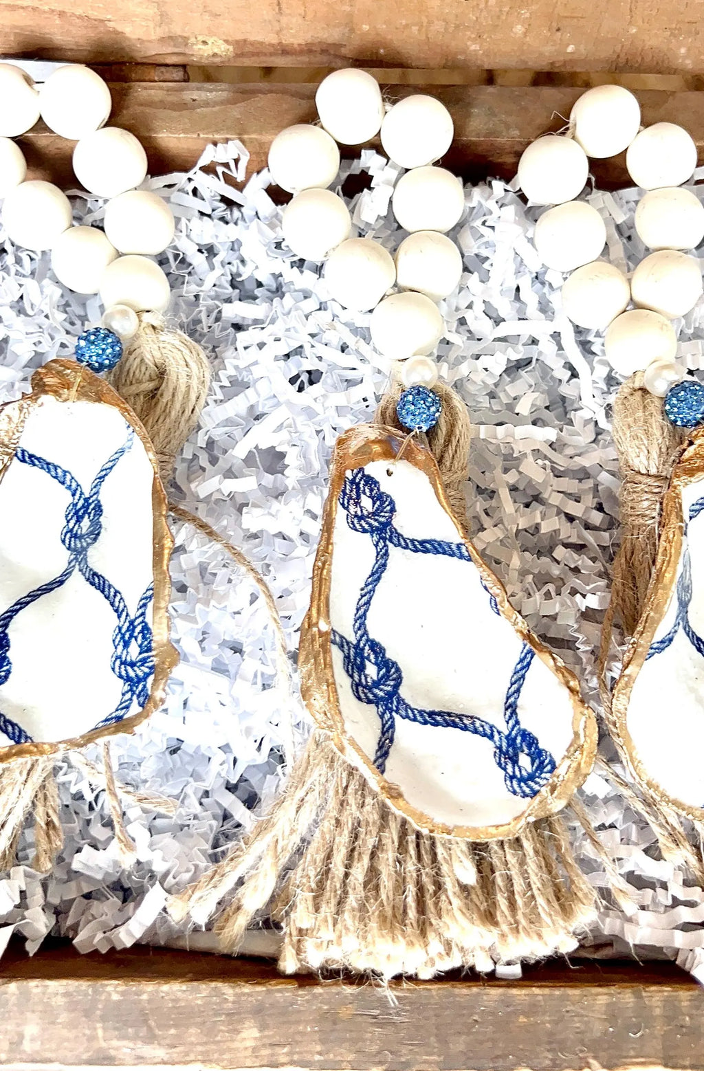 Beach Bridal shower Tie the Knot theme napkin ring or ring dish