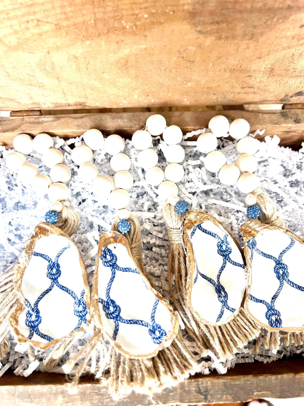 Beach Bridal shower Tie the Knot theme napkin ring or ring dish