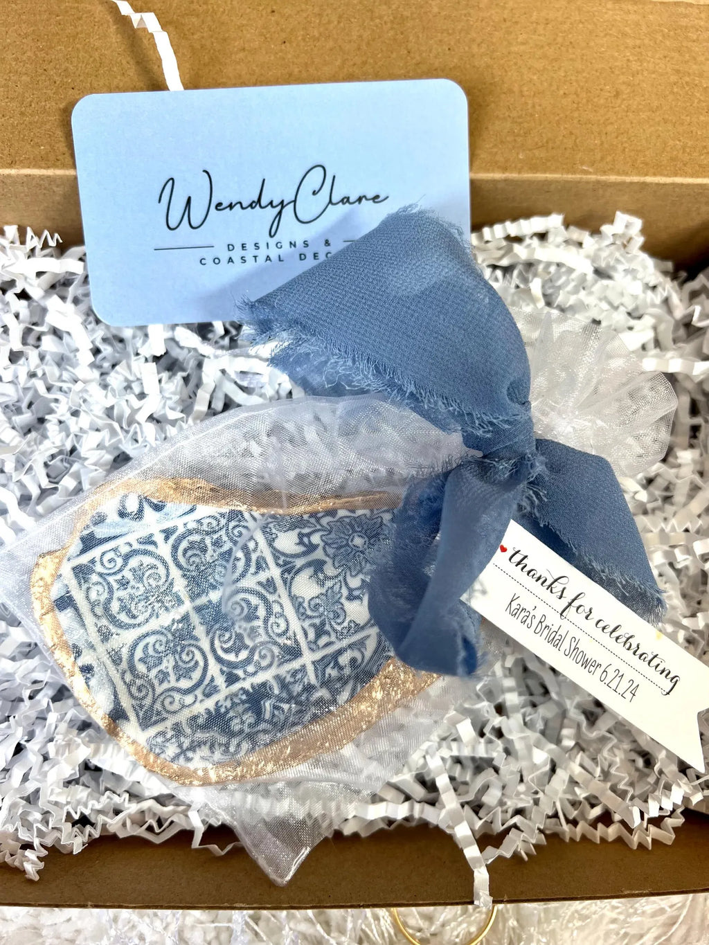Mediterranean bridal shower favor. Italy baby shower favor.