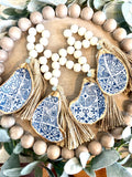 Mediterranean Italy napkin ring gift set