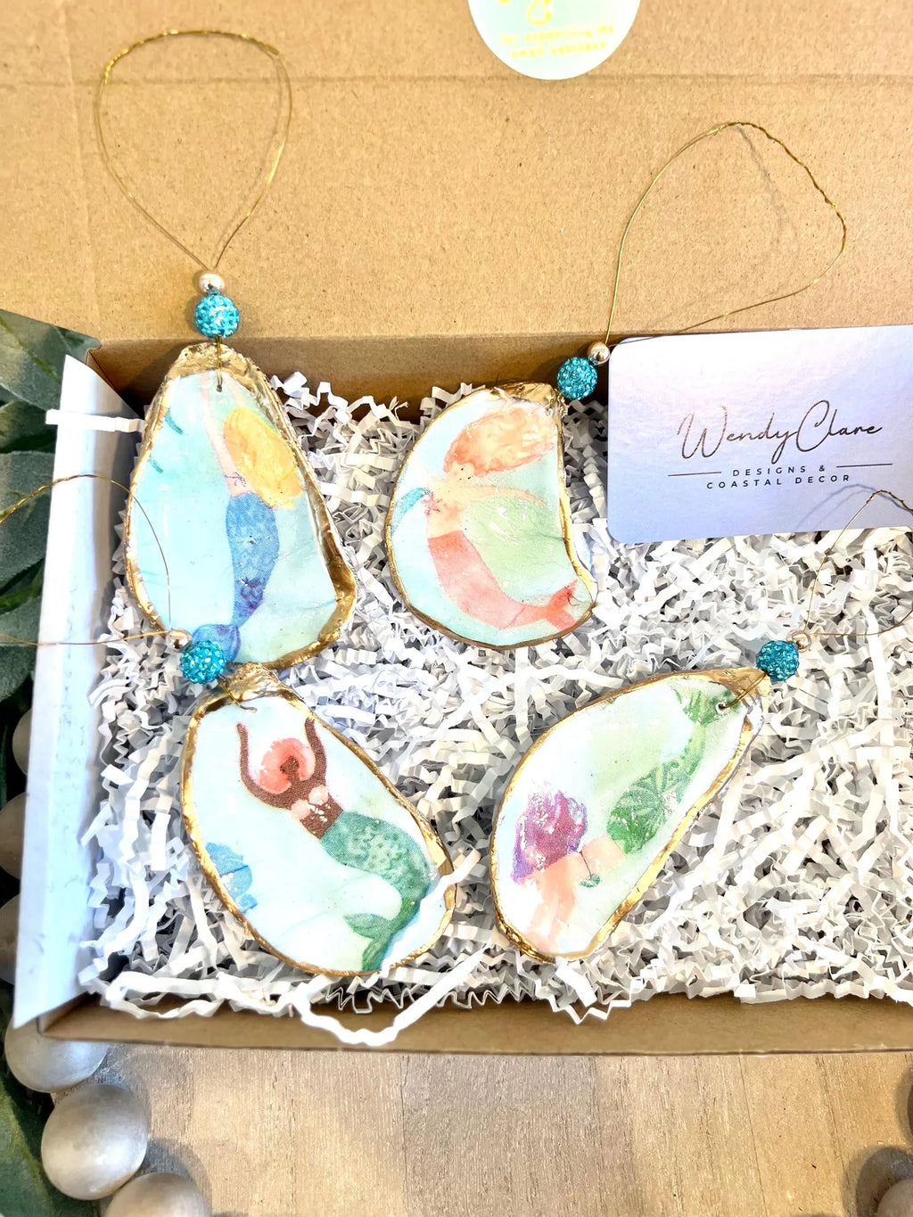 Mermaid Party Favor. Mermaid Birthday Favor Idea. Mermaid ornament favor.
