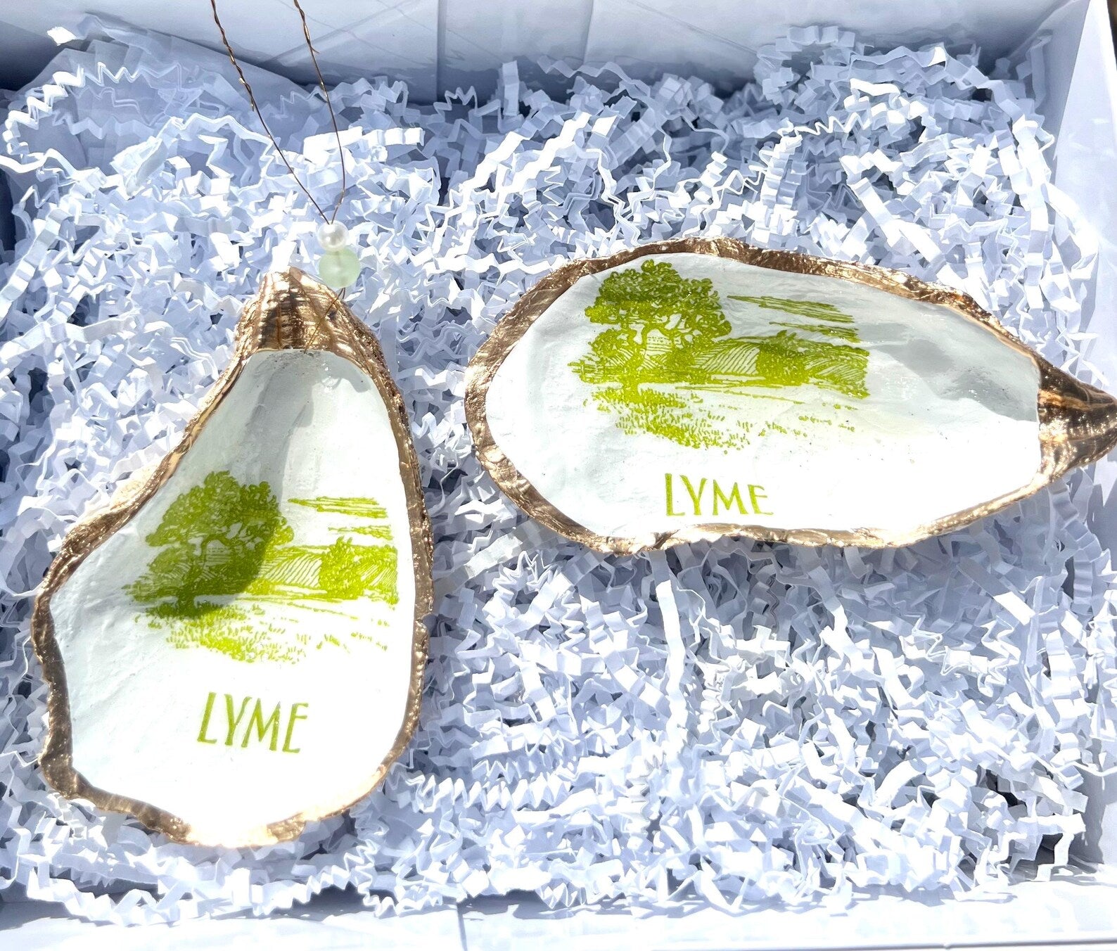 Fairfield CT ornament. Fairfield wedding favor. Fairfield Christmas ornament.