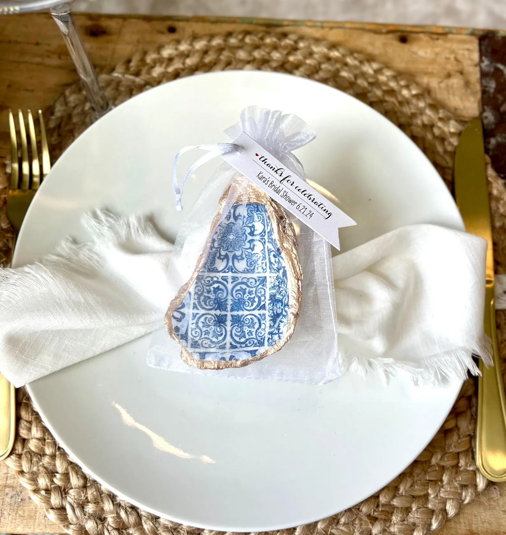 Mediterranean bridal shower favor. Italy baby shower favor.