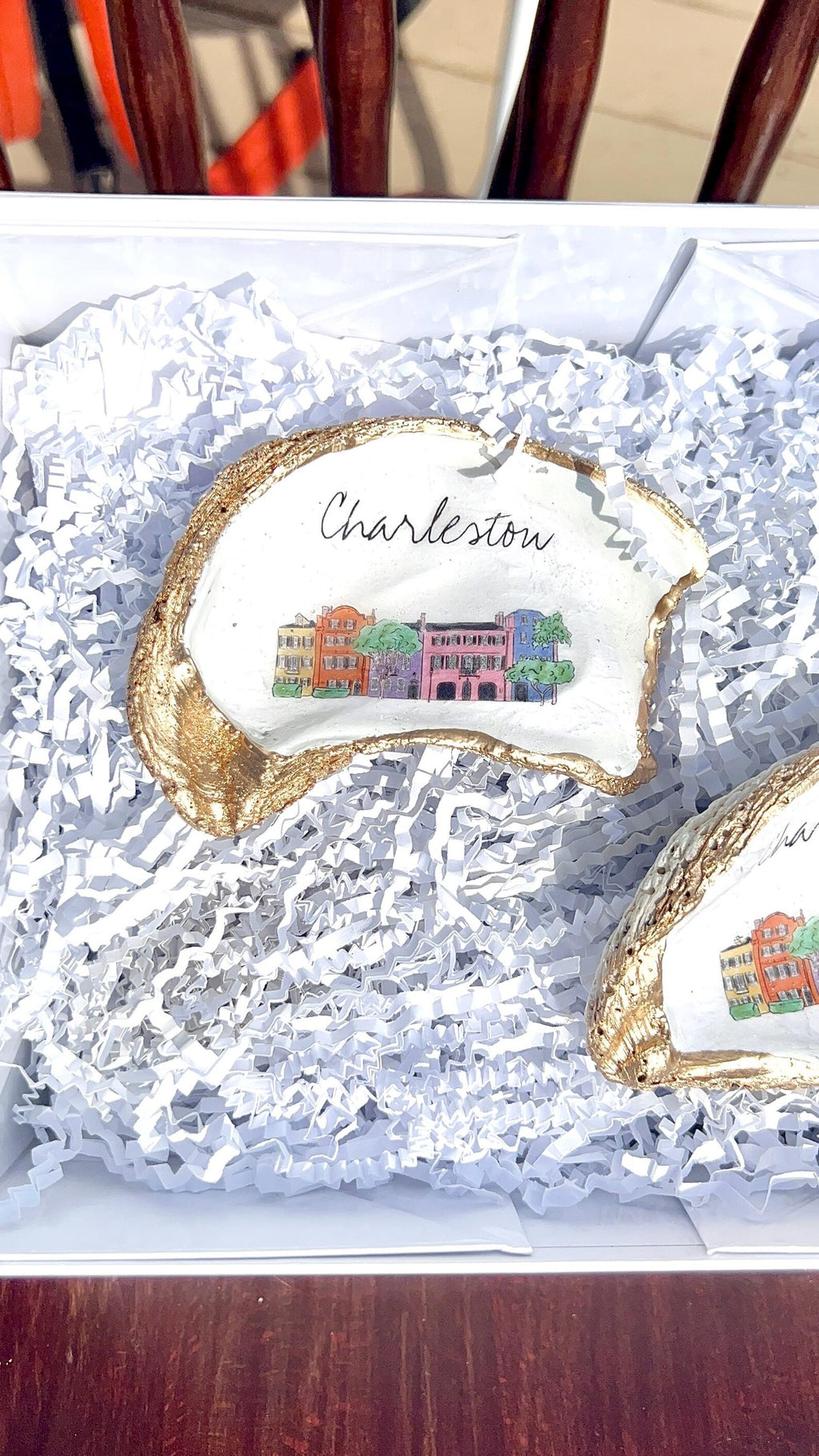 College of Charleston dorm room decor idea oyster ring dish