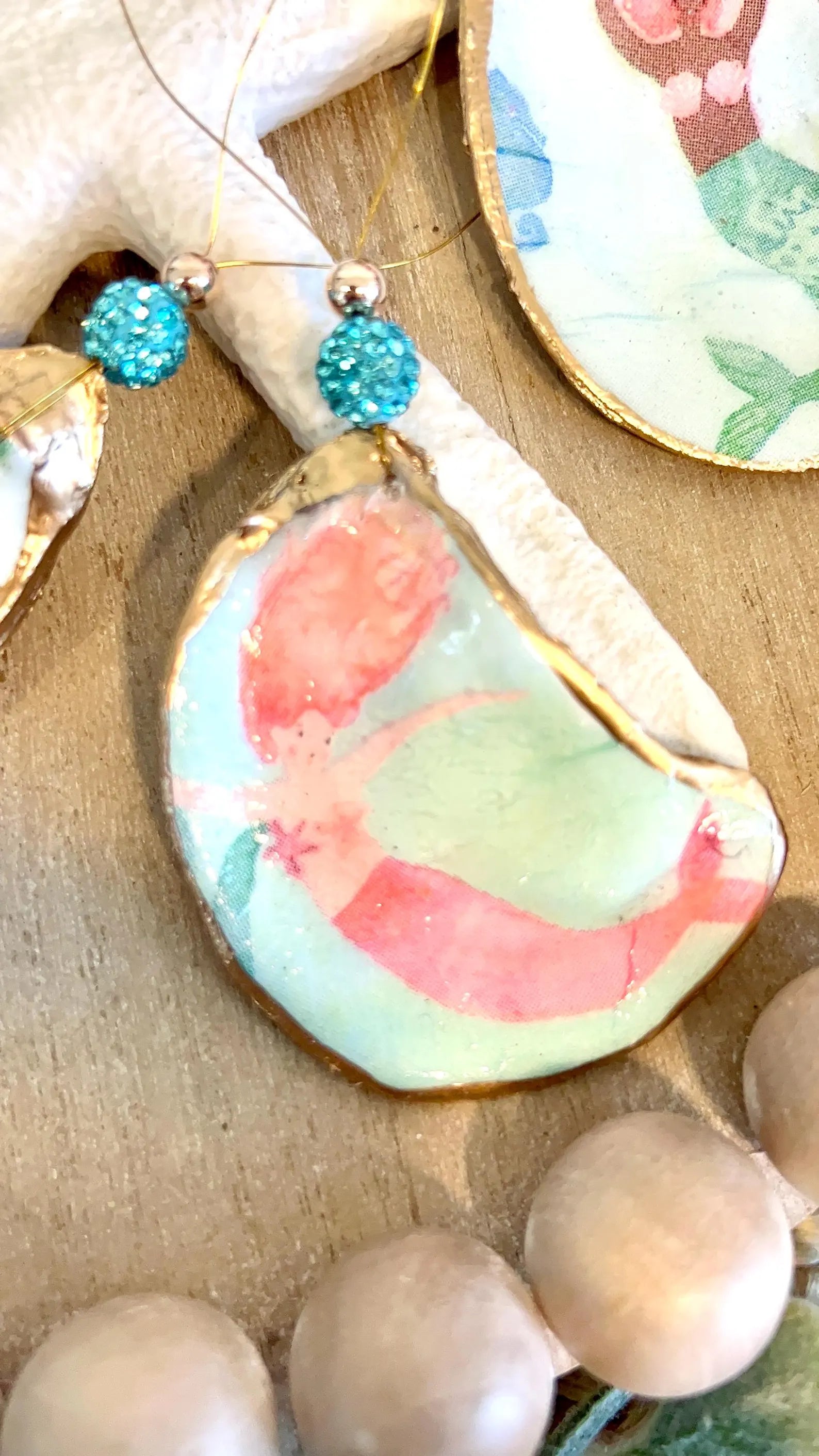 Mermaid Party Favor. Mermaid Birthday Favor Idea. Mermaid ornament favor.