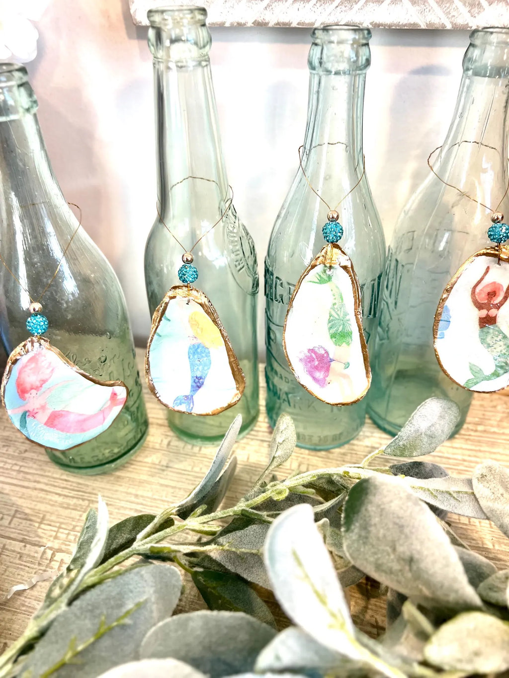 Mermaid Party Favor. Mermaid Birthday Favor Idea. Mermaid ornament favor.