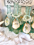 Hand Painted Oyster Shell Table Number Coastal Wedding Decor