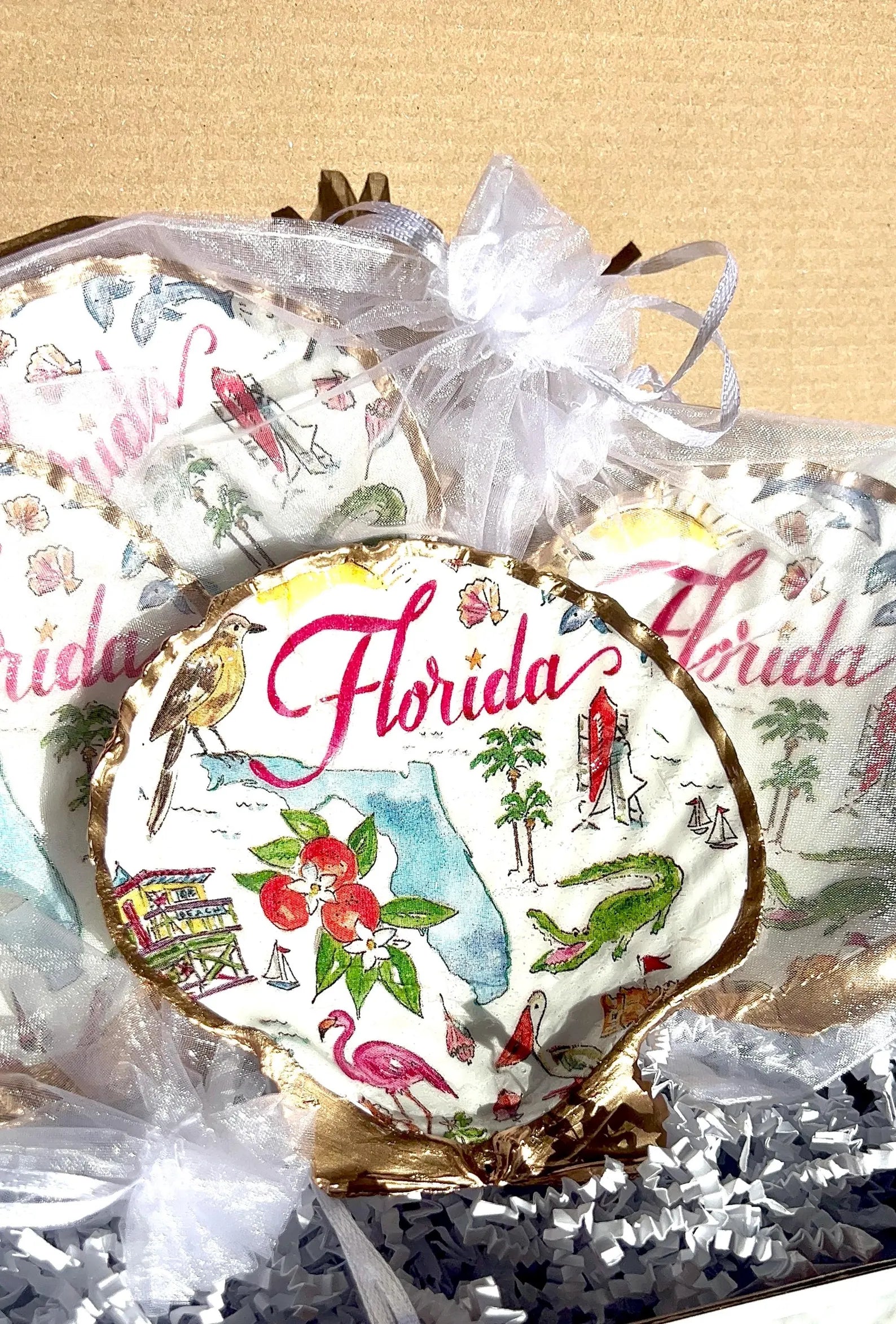 Florida shell ring dish
