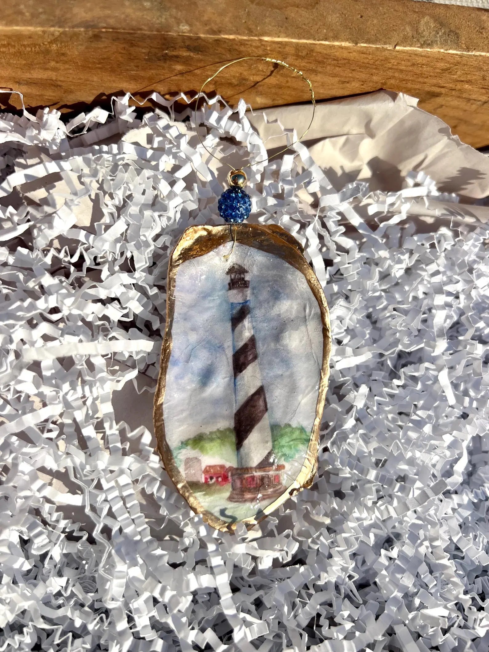 OUTER BANKS wedding favor. Buxton lighthouse party favor. North Carolina wedding welcome bag