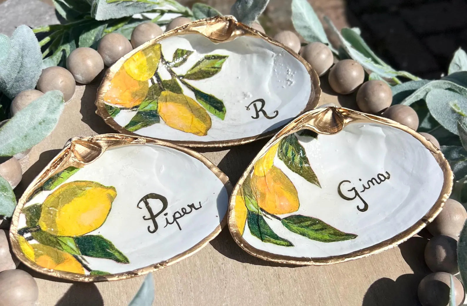 Bridesmaid gift shell dish. Bridesmaid basket idea handmade. Bridesmaid box gift.
