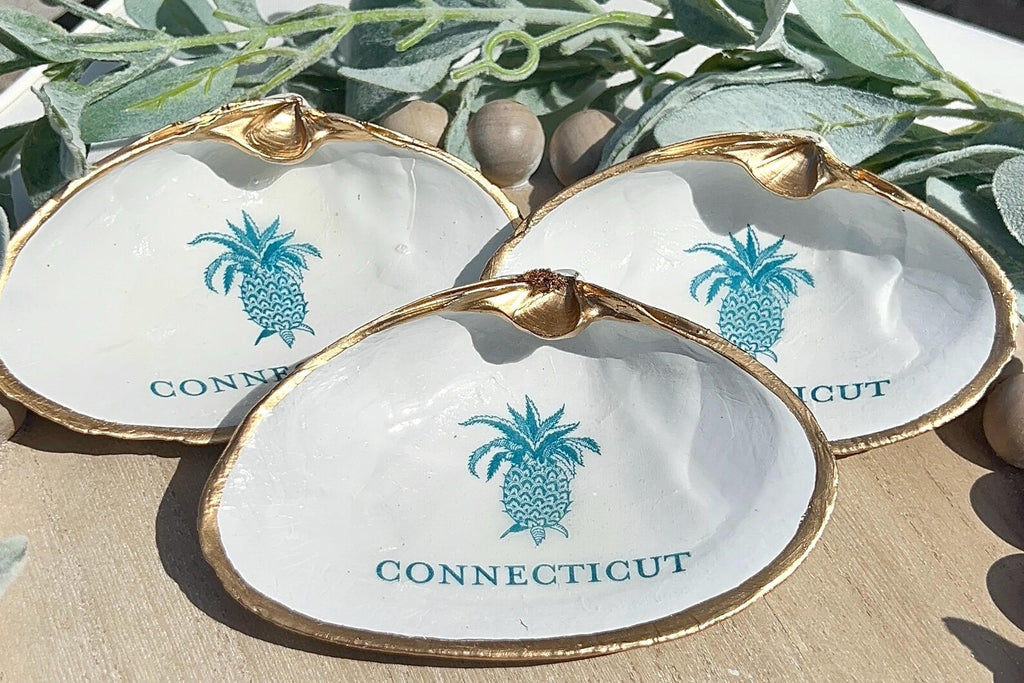 Fairfield CT ornament. Fairfield wedding favor. Fairfield Christmas ornament.