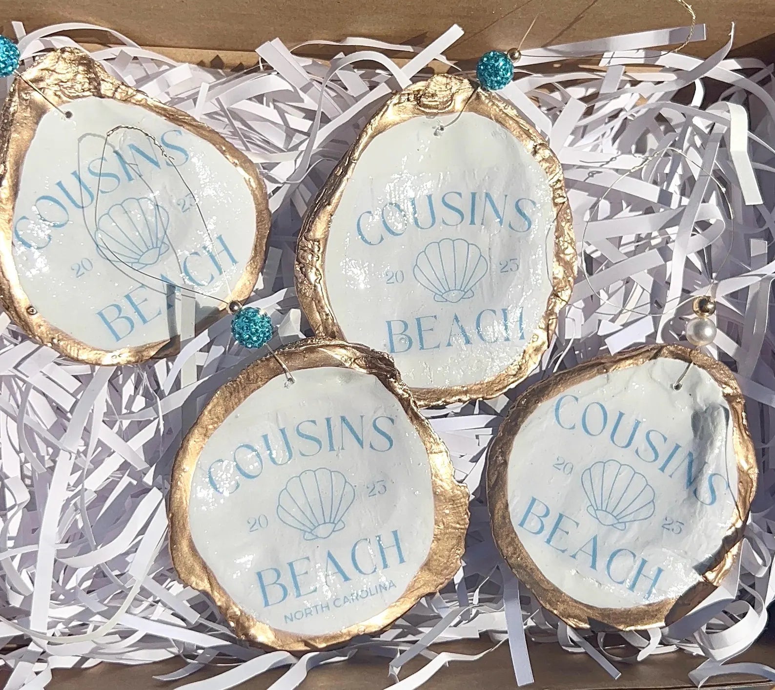 Cousins Beach Party Favor ornament. Summer I Turned Pretty Party Favor