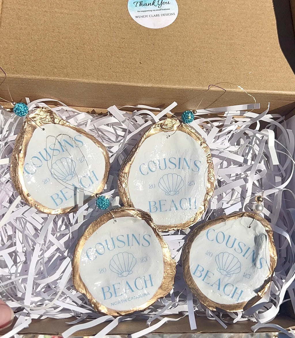 Cousins Beach Party Favor ornament. Summer I Turned Pretty Party Favor