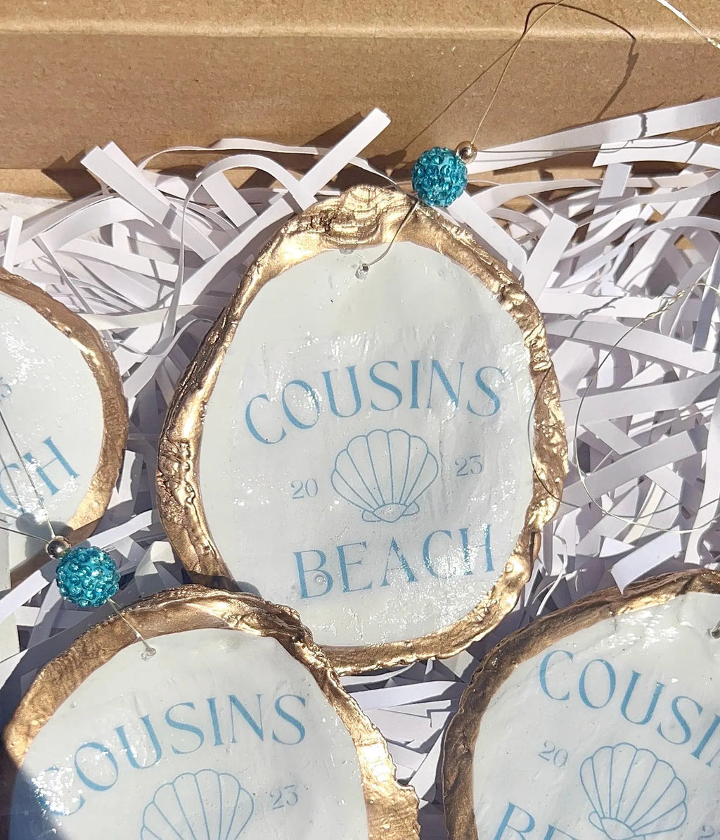 Cousins Beach Party Favor ornament. Summer I Turned Pretty Party Favor