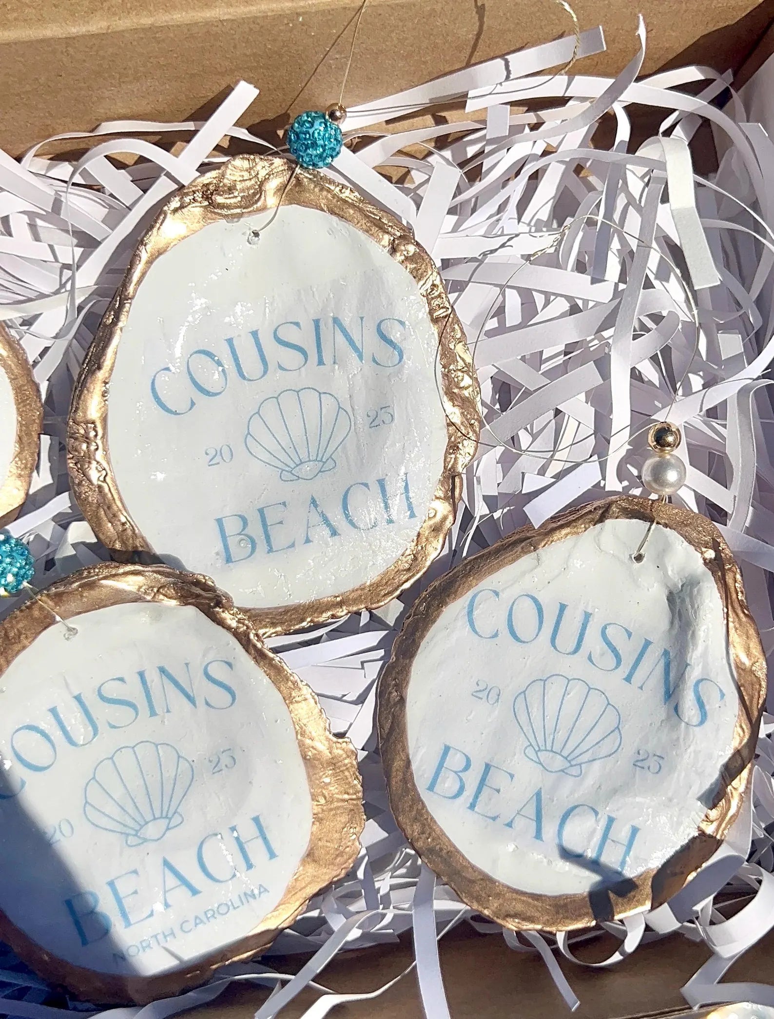 Cousins Beach Party Favor ornament. Summer I Turned Pretty Party Favor