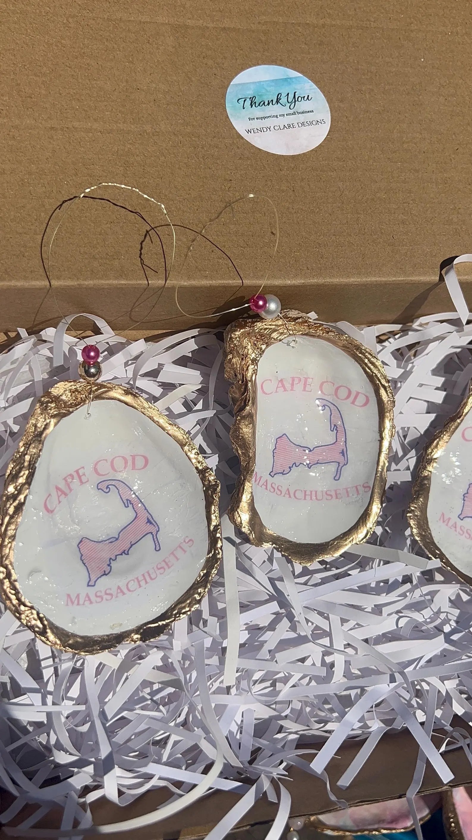 PINK CAPE COD party favor. Cape cod bridal shower favor