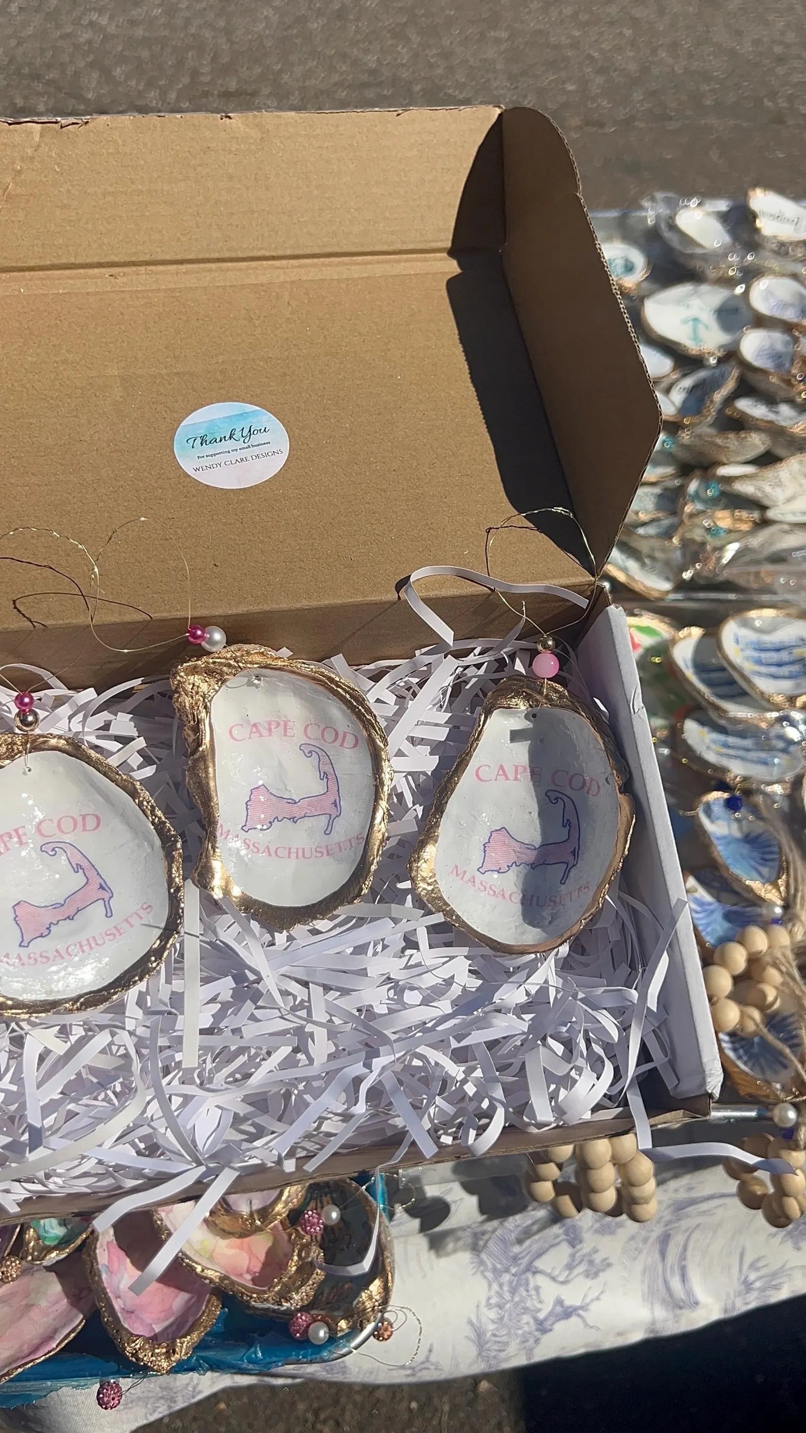 PINK CAPE COD party favor. Cape cod bridal shower favor