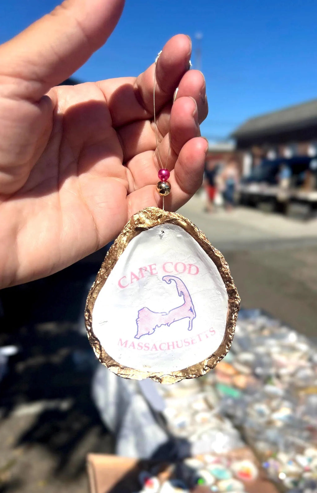 PINK CAPE COD party favor. Cape cod bridal shower favor