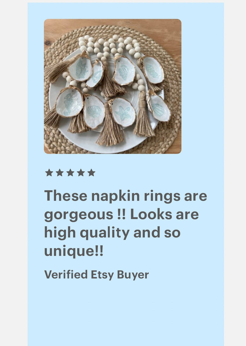 Palm beach table decor idea shell napkin ring. Palm beach wedding table setting tropical aesthetic. Palm Beach gala dinner party decor idea