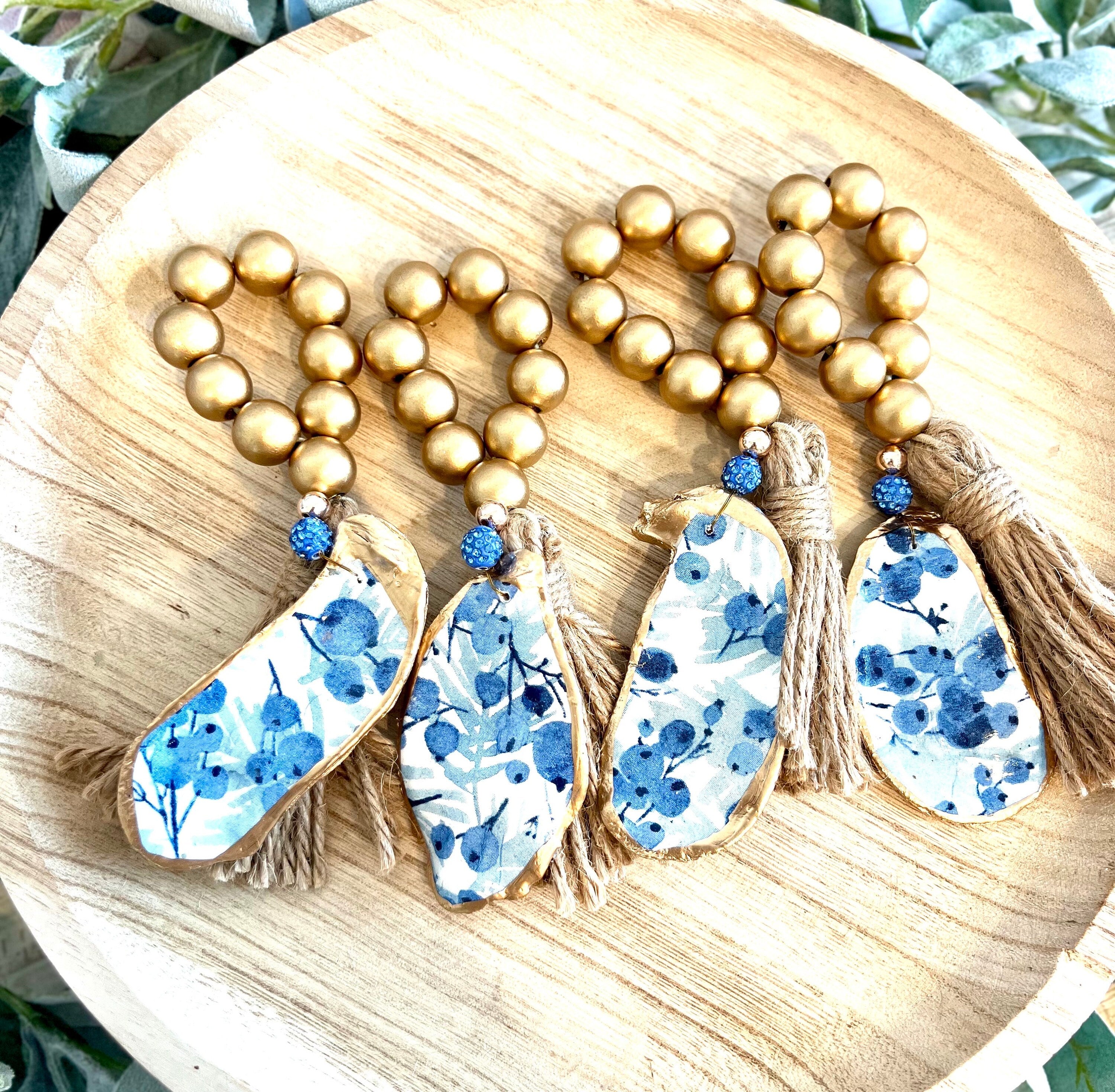Beach Charity gala decor blueberry napkin ring. Hamptons coastal beach party decor. Nantucket event decor. classic Cape Cod coastal decor