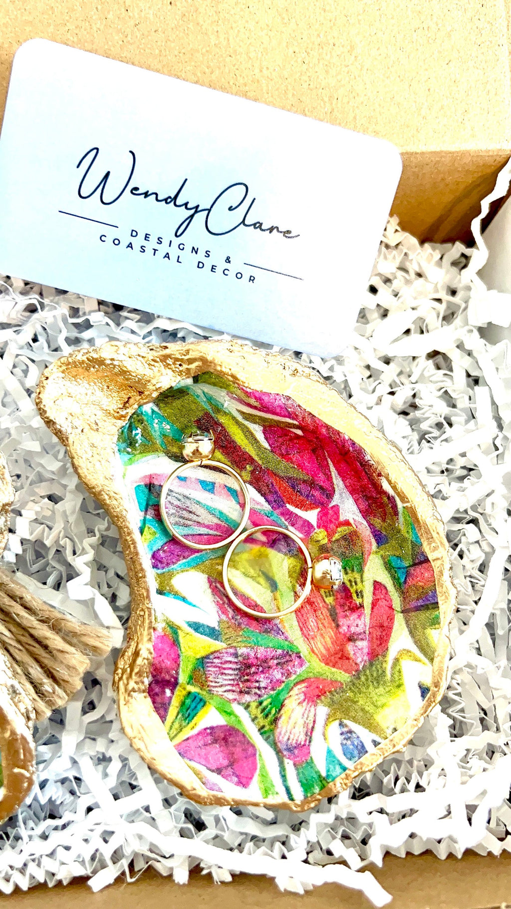 Palm beach event favor and decor set coastal ring dish favor & shell place setting, Palm beach charity gala coastal decor and favor idea