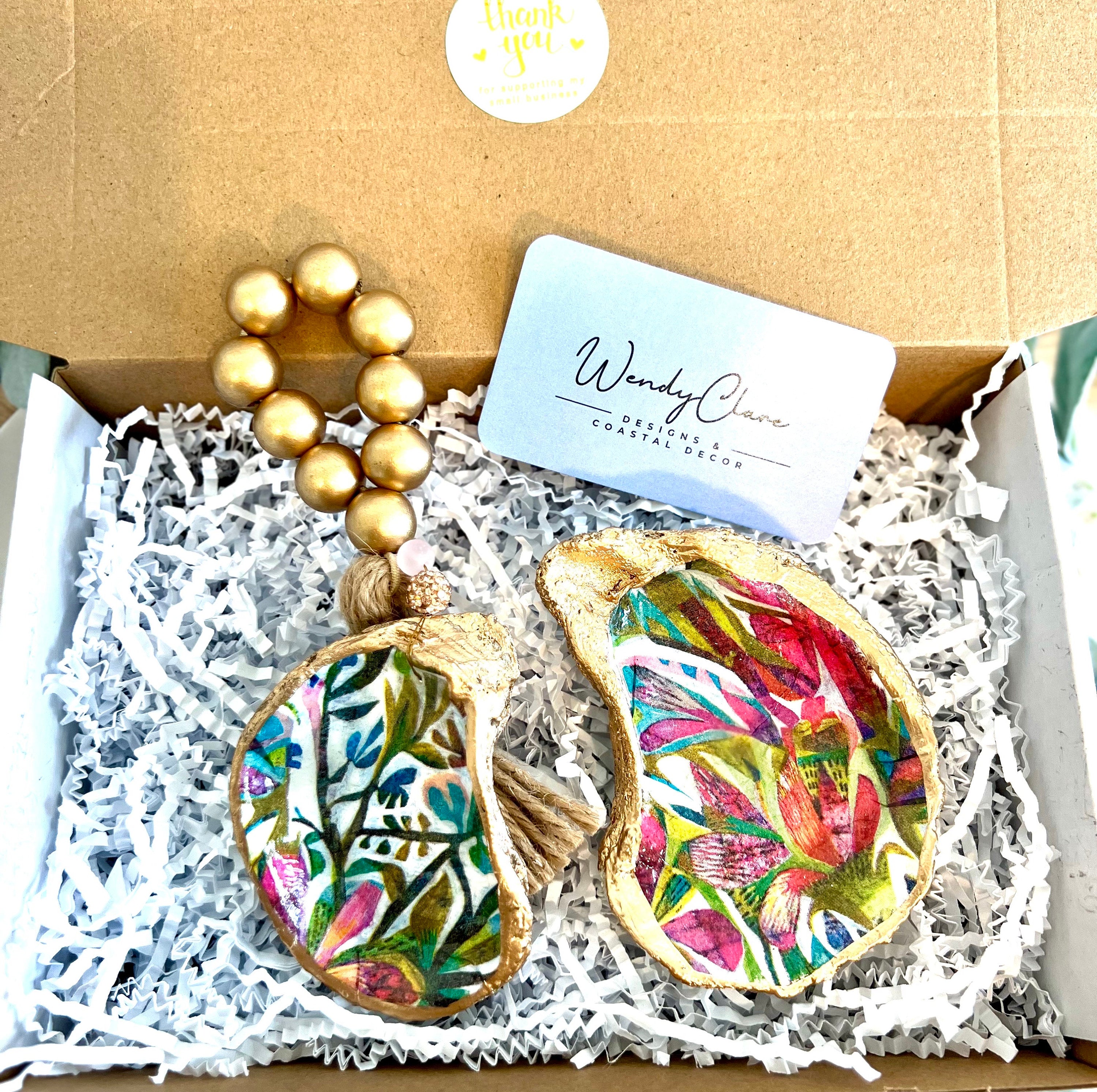 Palm beach event favor and decor set coastal ring dish favor & shell place setting, Palm beach charity gala coastal decor and favor idea