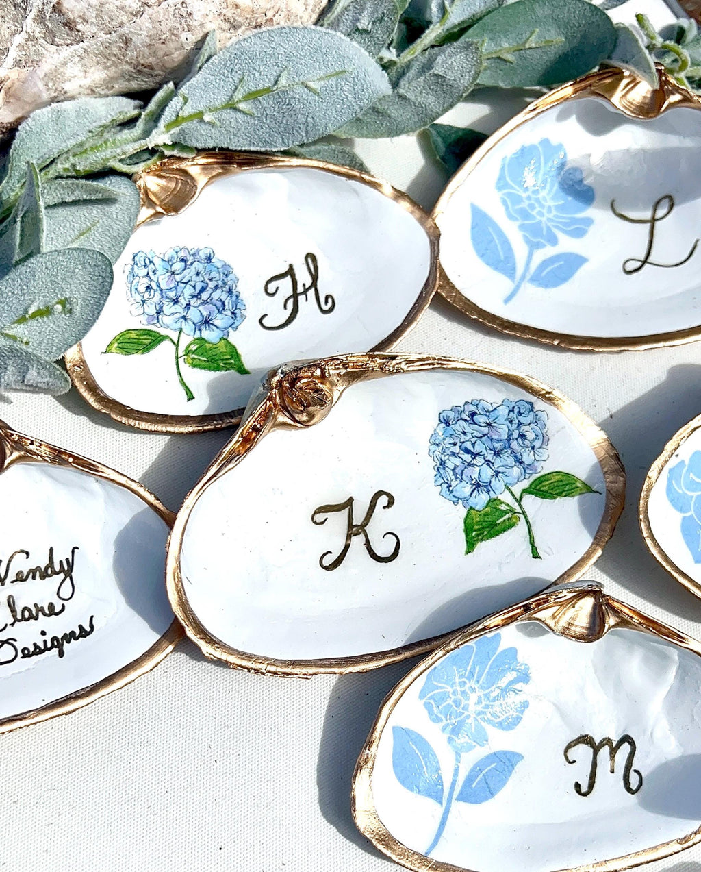 Amalfi Coast Lemon Oyster Shell Place Cards | Capri Coastal Wedding Decor | Mediterranean Table Setting | Italian Summer Party Escort Cards