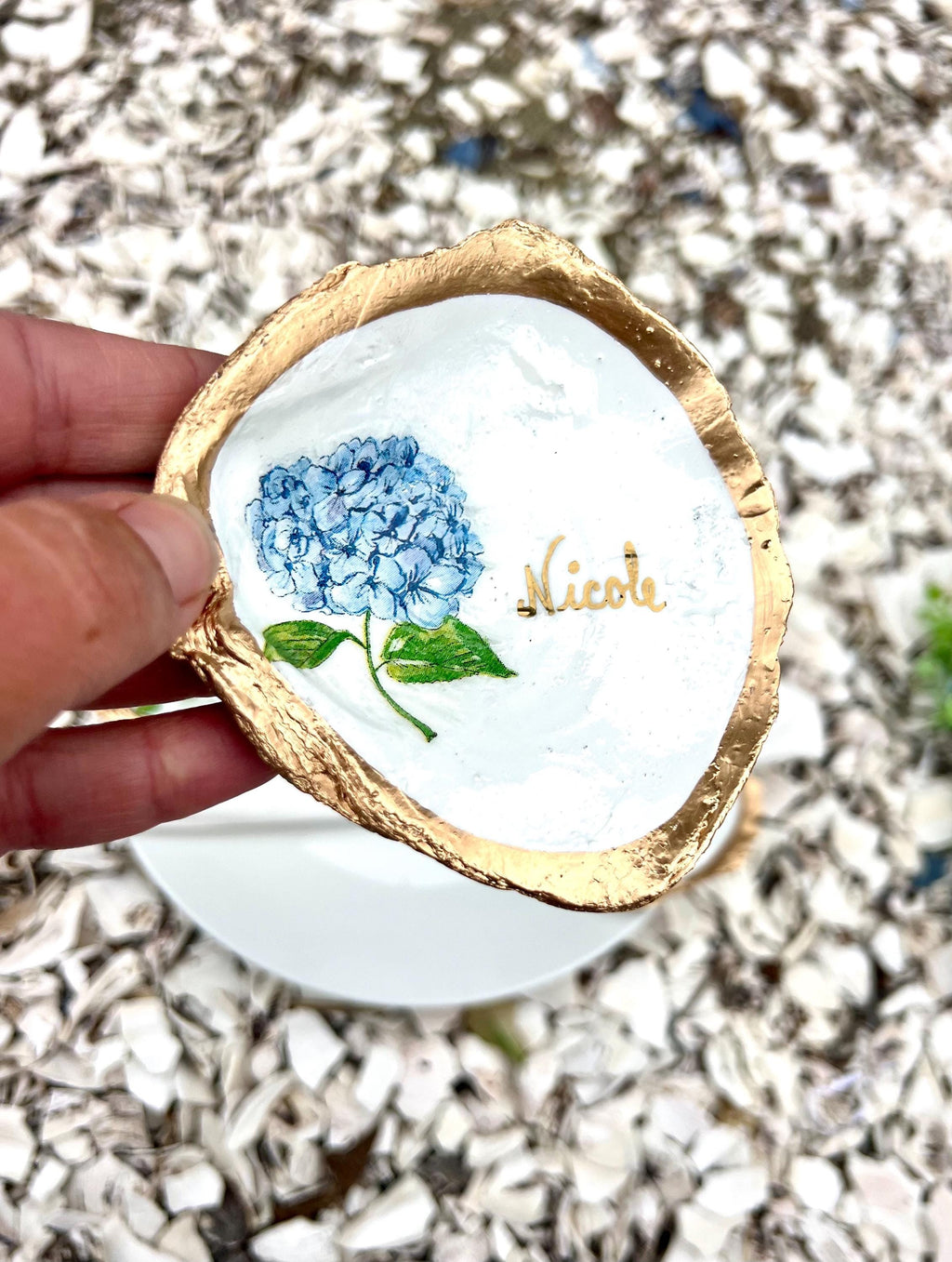 Amalfi Coast Lemon Oyster Shell Place Cards | Capri Coastal Wedding Decor | Mediterranean Table Setting | Italian Summer Party Escort Cards